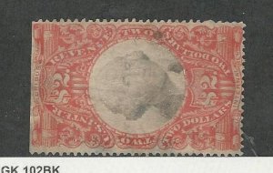 United States, Postage Stamp, #R145 Used, 1872 Revenue