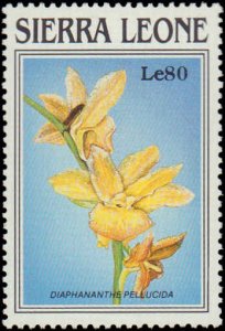 Sierre Leone #7078-1085, Complete Set(8), 1989, Flowers, Never Hinged