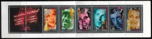 1994 France B661a Stage and Screen Personalities MNH booklet