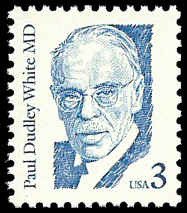 PCBstamps   US #2170a 3c Dr. Paul D. White, MNH, (4)