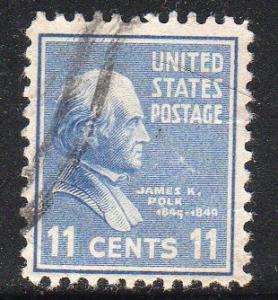 United States 816 - Used - James K. Polk (1)