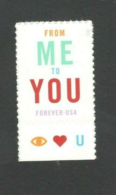 4978 From Me To You With 1 Sticker US Postage Single Mint/nh FREE SHIPPING