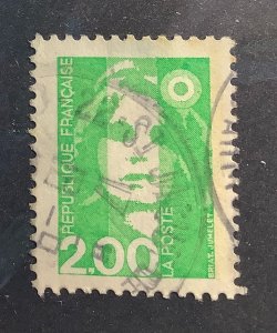 France 1990-92 Scott 2183  used - 2fr,  Marianne by Briat