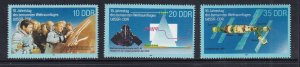 German Democratic Republic DDR #2698-2700 MNH 1988 space flight