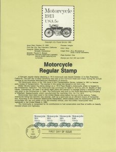 US SP542 Motorcycle Souvenir Page #1899