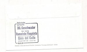 D324853 Germany Flight Cover 1981 Italian Luftwaffe Ramstein F104