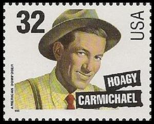 US 3103 Songwriters Hoagy Carmichael 32c single MNH 1996