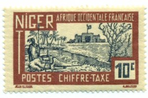 Niger 1927 #J12 MH SCV(2022) = $0.35