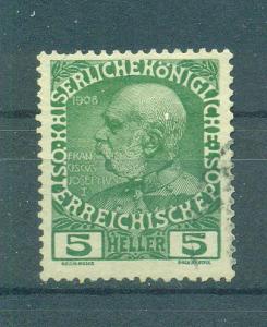 Austria sc# 113 used cat value $.25