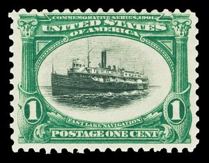 Scott 294 1c Pan-American Issue Mint F-VF Disturbed OG Cat $16