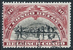 Belgian Congo, Sc #51, 40c Used