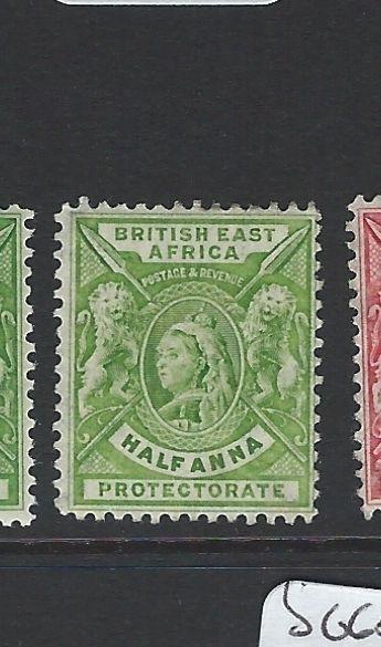 BRITISH EAST AFRICA (B1903)  QV LION 1/2A  SG65  SPLIT WMK CA OVER CROWN  MOG