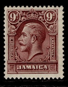 JAMAICA GV SG110, 9d maroon, VLH MINT.