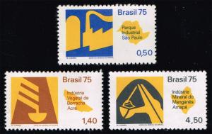 Brazil #1376-1378 Economic Development Set of 3; MNH (9.25)