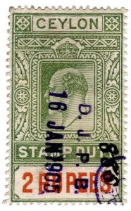 (I.B) Ceylon Revenue : Stamp Duty 2R