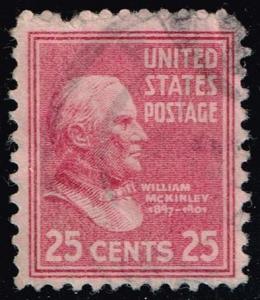 US #829 William McKinley; Used (0.25) (2Stars)