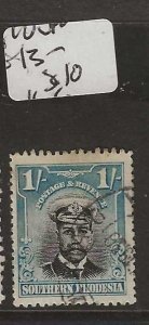 SOUTHERN RHODESIA KGV 1/-     SG 10     VFU    P0919B H