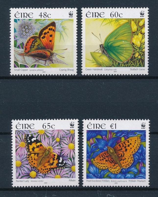 [53946] Ireland 2005 Butterflies Schmetterlingen Papillons WWF  MNH