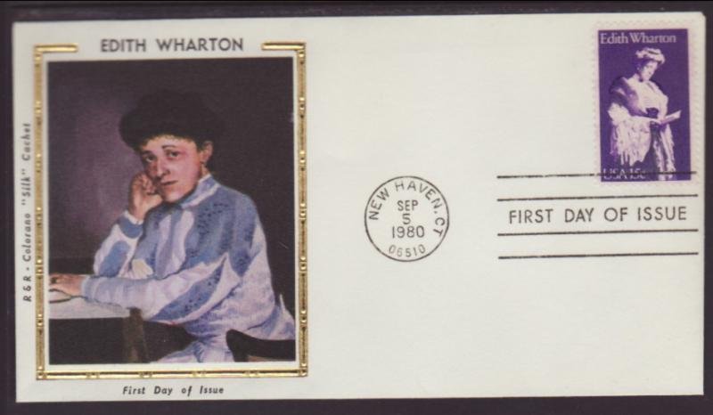 US 1832 Edith Wharton 1980 Colorano U/A FDC