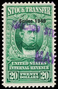 U.S. REV. DATED GREENS RD303  Used (ID # 116297)