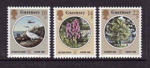 Guernsey-Sc#331-3-unused NH set-Europa 1986-
