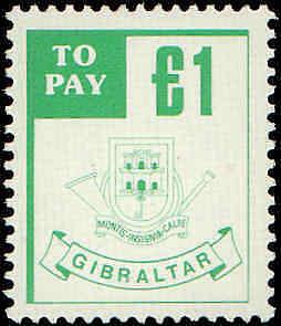 1984 Gibraltar #J13-J19, Complete Set(7), Never Hinged