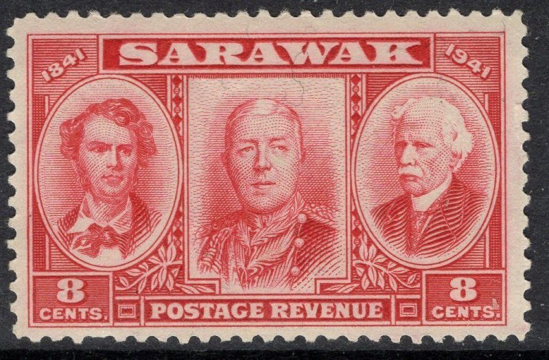 SARAWAK SG146 1946 8c LAKE MTD MINT