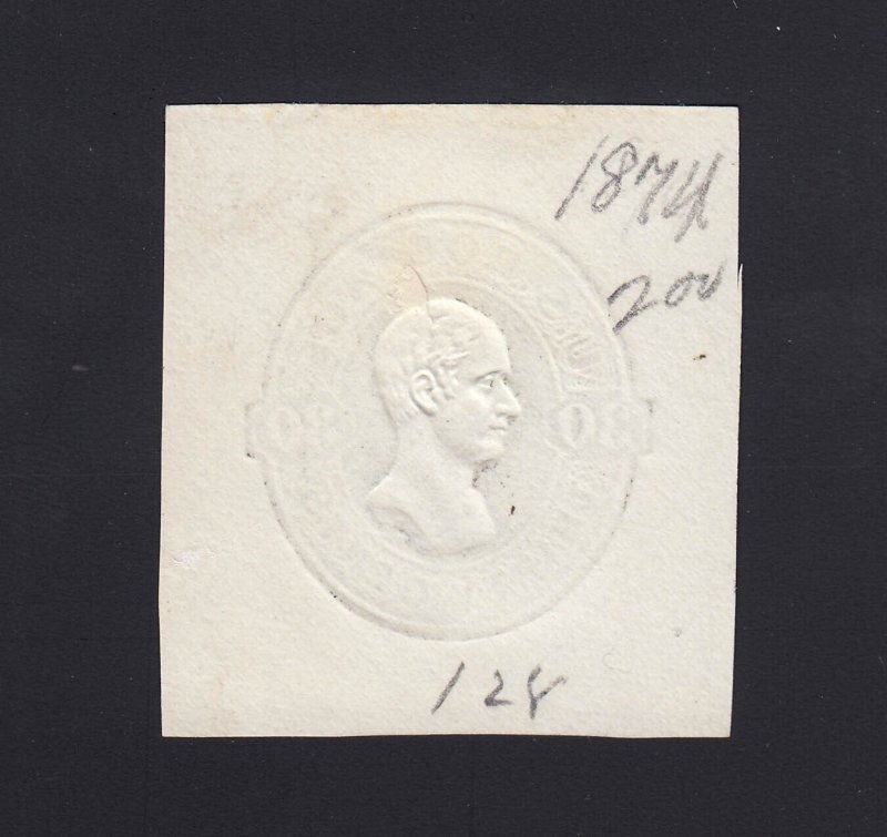 Scott #U204 Mint Cut Square, Cat $55.00