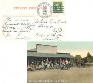 United States Minnesota Shoreham Rural Station Detroit 1909 4-bar  1907-1955 ...