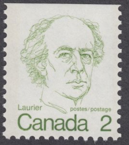 Canada - #587viii Sir Wilfred Laurier Booklet Stamp - MNH