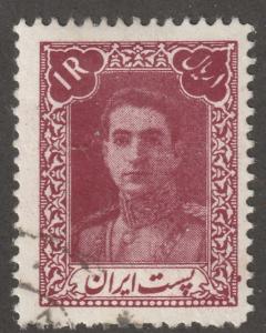 Persian/Iran stamp, Scott# 891, used, 1R maroon, 1945 year  #A0078