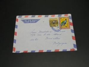 Burundi 1985 airmail cover to Belgium *12024