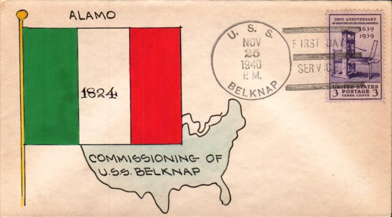 USS Belknap AVD8 Weigand Cover