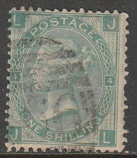 G.B. 48, 1Sh PL4 QUEEN VICTORIA. Used. F. (338)