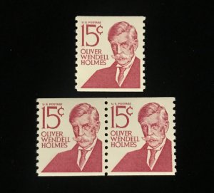 1305Ei Pair & Single, MNH, dull gum, Type II