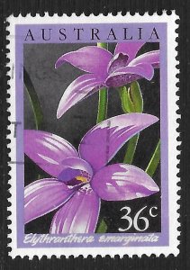 Australia #997 36c Flowers - Ordhid - Elythranthera
