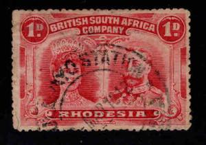 Rhodesia Scott 102b Used  perf 15 stamp