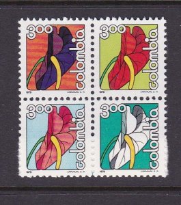 Colombia 1971 Sc 874a set MNH