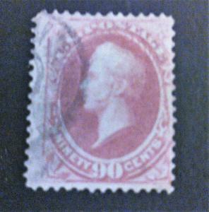 US #166 USED CV $300.00