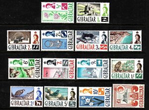 Gibraltar-Sc#147-60- id5-unused VLH QEII set-1960-