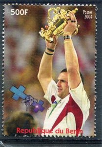 Benin 2004 RUGBY World Cup 2003 1 stamp Perforated Mint (NH)