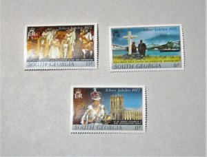 South Georgia - 48-50, MNH Set. Elizabeth II Anniv. of Reign. SCV - $1.55