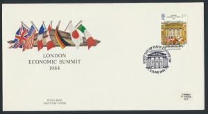 SG 1253  Sc# 1057 FDC London Economic Summit SPECIAL