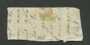 1851 United States Postage Stamp #7 Used Strip of 3 Grid Postal Cancel