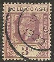 Gold Coast 81, used.  1913.  (G215)