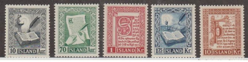 Iceland Scott #278-282 Stamps - Mint NH Set