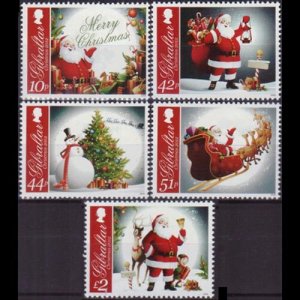 GIBRALTAR 2012 - Scott# 1359-63 Christmas Set of 5 NH