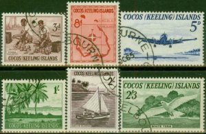 Cocos (Keeling) Islands 1963 Set of 6 SG1-6 V.F.U 