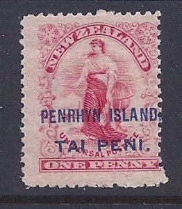 Penrhyn Island Scott 2 mint