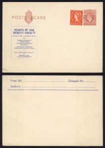 CS129 KGVI 2d Brown Postcard Stamped to Order Issue size G